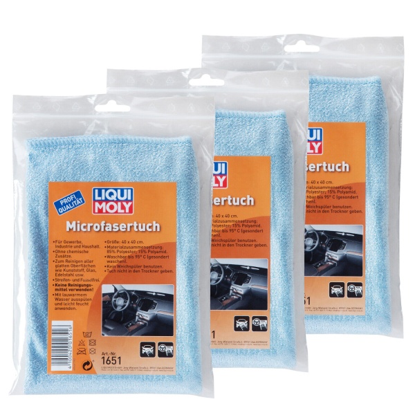 Set 3 Buc Liqui Moly Laveta Microfibra 400X400MM 1651